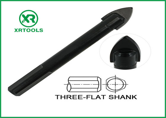 comprar Material plano del acero de carbono de la caña de la broca tres negros del corte del vidrio de Oxided fabricación en línea
