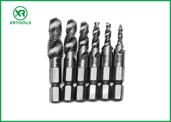 comprar 6Pcs Máquina de uso combinado HSS conjunto de taladros y griferías, hss equipos de griferías y taladros fabricación en línea